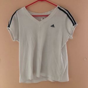 Adidas v neck t shirt
